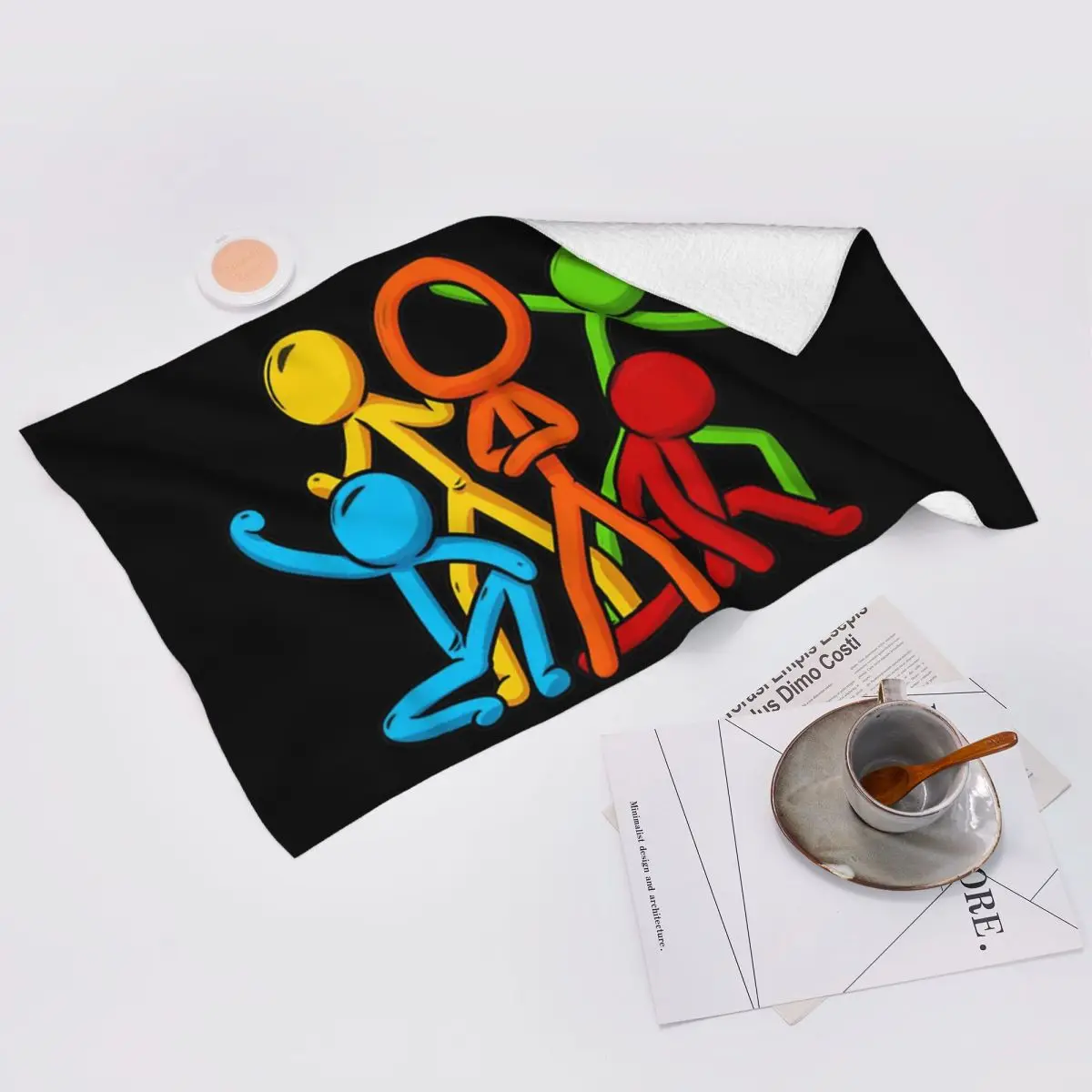 Custom Alan Animation Becker Soft Face Towel Quick Dry Pool Bath Cotton Towels Absorbent Quick