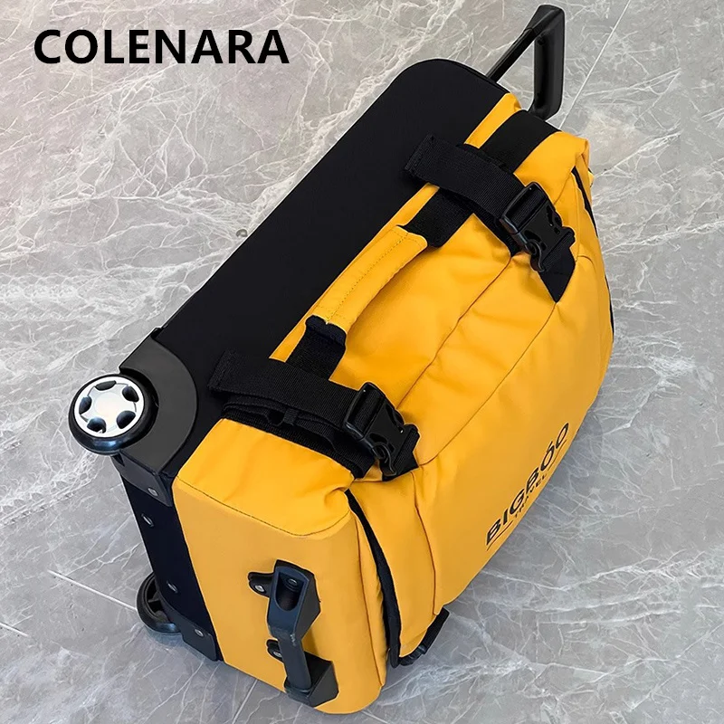 COLENARA Ultra-light Suitcase Large-capacity Trolley Case Oxford Cloth Boarding Box 20