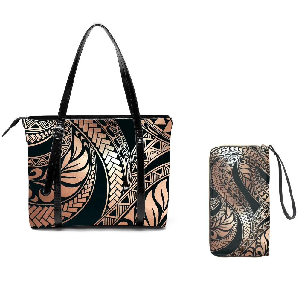 

Island Bloom Polynesian Customizable Hibiscus Shoulder Bag Lightweight YearRound Travel Beach Adventure Ready