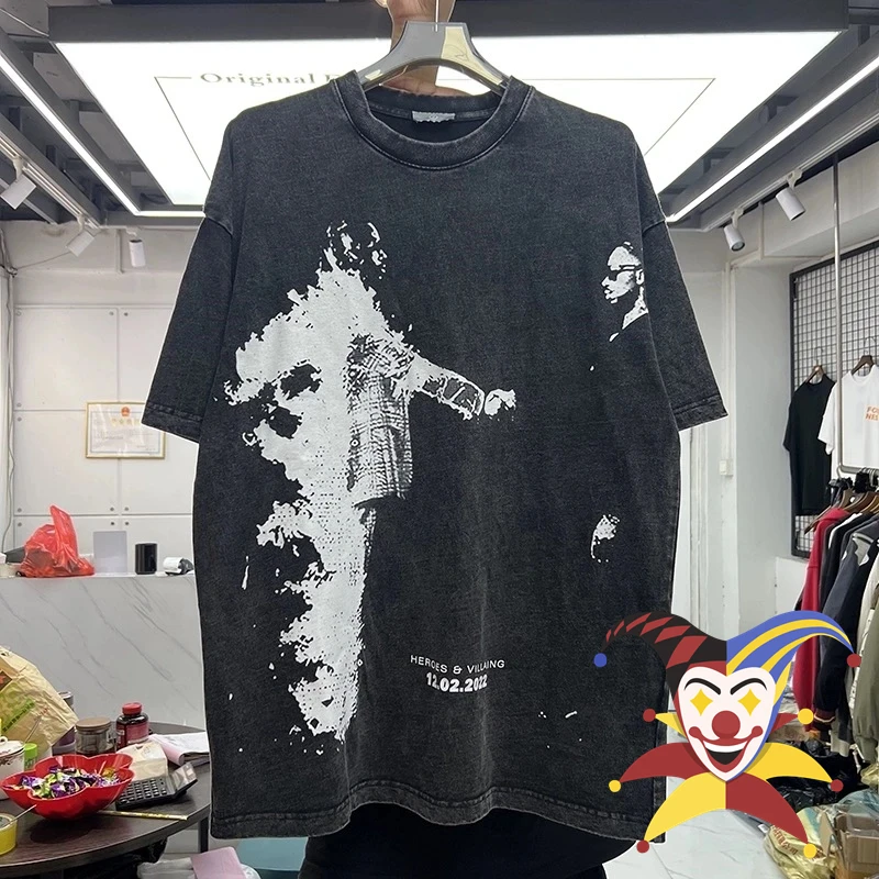 

Album Featuring Heroes Flame Printing T Shirt Men Women Best Quality Casual Tee Tops T-Shirt