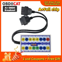 OBD2 Breakout Box Car OBD 2 Break Out Box Car Protocol Detector Auto Can Test Box Automotive Connector Car-detector