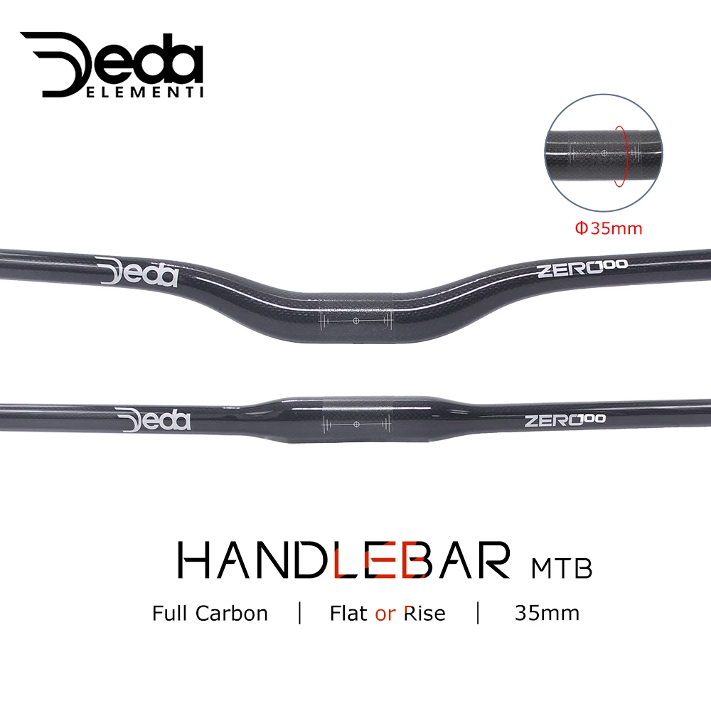 

DEDA 3K Full Carbon Fibre MTB Handlebar,Clamp Diameter35mm 720-780mm,Flat Or Rise,Lightweight XC Handlebar,Gloos,Bicycle part