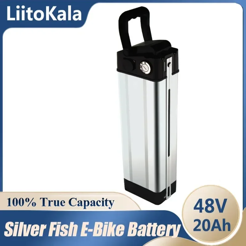 LiitoKala Haiba 48V Lithium ion Ebike Bicycle Battery Pack 10Ah 15Ah 20Ah For MiFa CMACEWHEEL GW20 750W Folding Bike