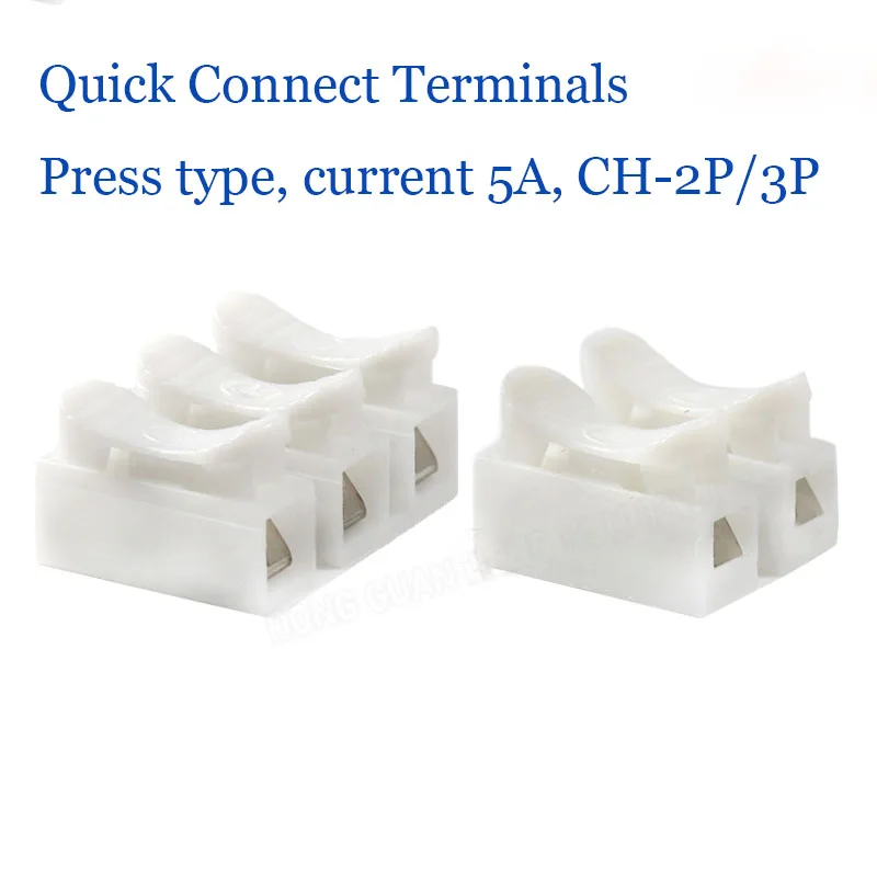 10/20/50 PCS Press-Type Quick-Connect Terminal Wire Connector Quick-Connector Downlight Column Docking Clip