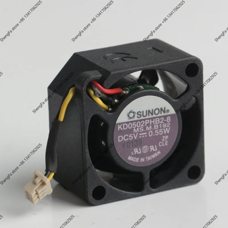 New Sunon 12V 24V 48V DC 5V 0.55W 2510 2.5CM KD0502PHB2-8 three wire micro notebook Quiet bearing cooling fan