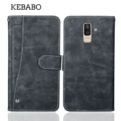 Leather Wallet For Samsung Galaxy J8 Case 6