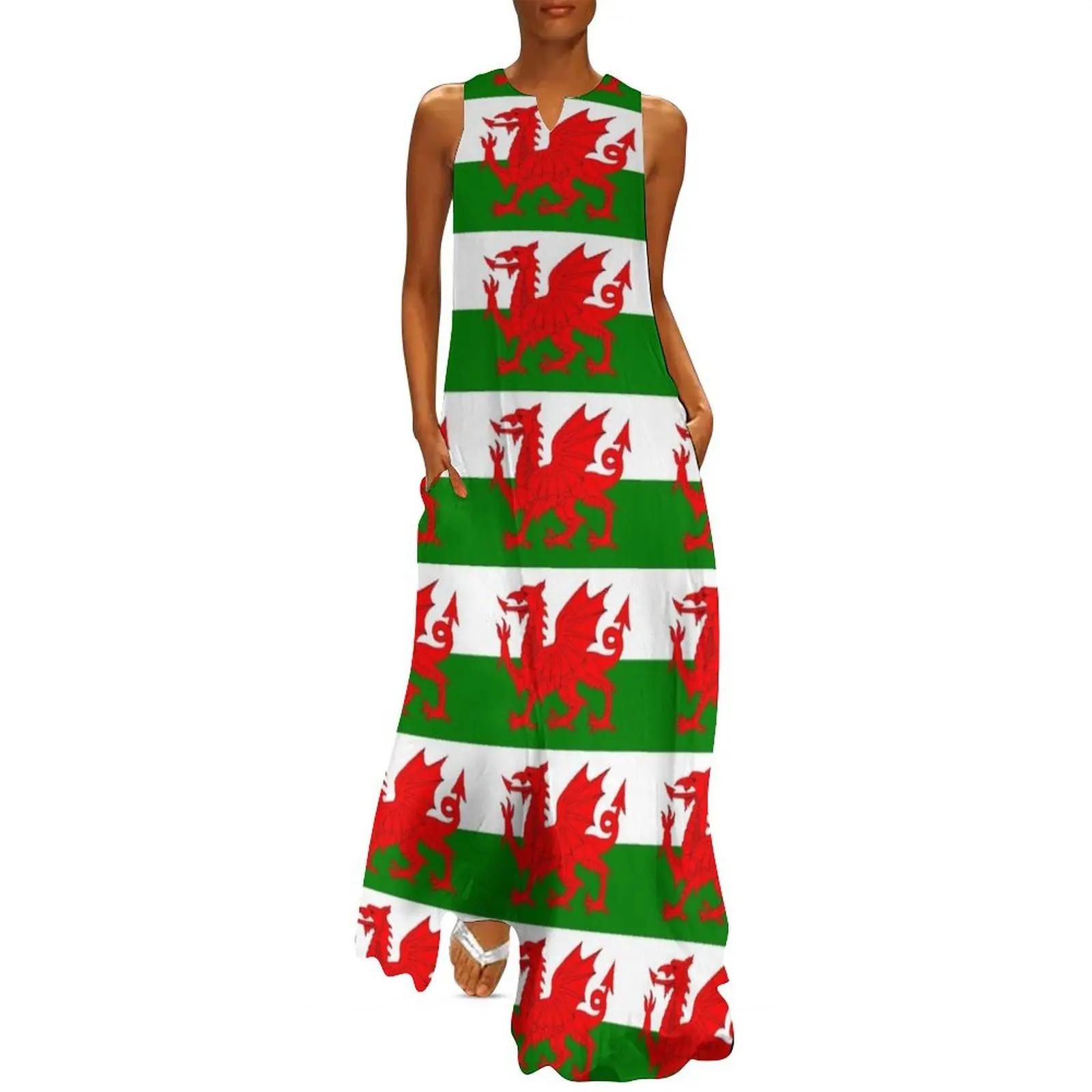 

Welsh flag Long Dress Beachwear purple dress Dress