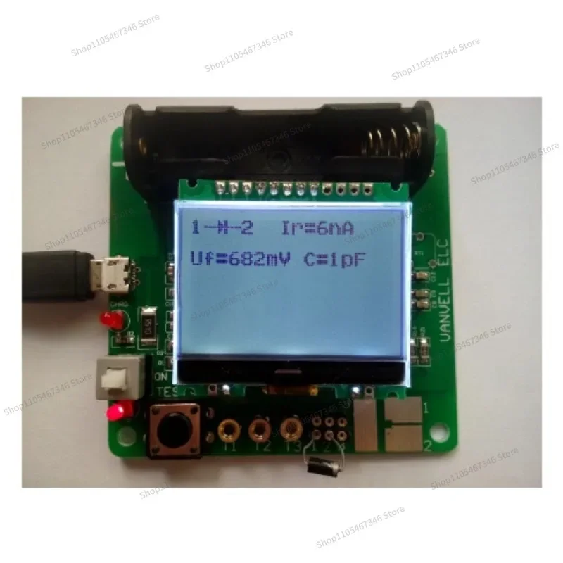 RoRuSFor M8 Transistor Tester Upgraded M328 Version Inductance Capacitance ESR Meter Multi-function Tester