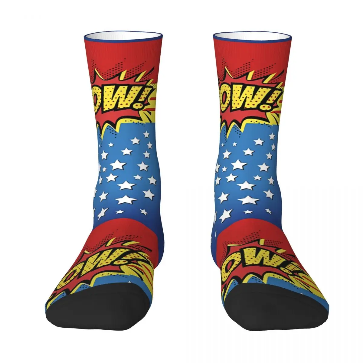 Comic Book Lover Pow Comic Book Men Women Socks Windproof Novelty Spring Summer Autumn Winter Stockings Gift