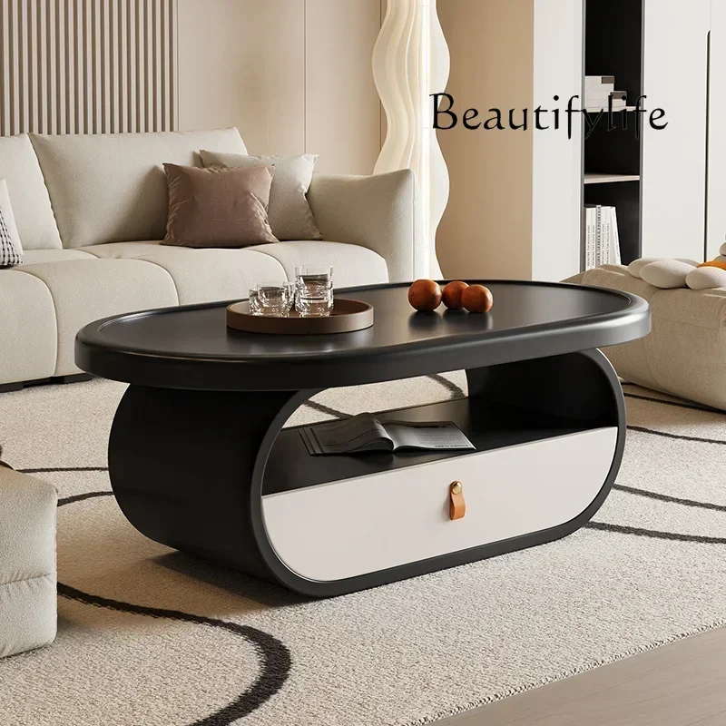 z.56 Tavolino in legno massello Tavolino da tè moderno e semplice, soggiorno domestico nordico. Tavolino da caffè per piccoli appartamenti