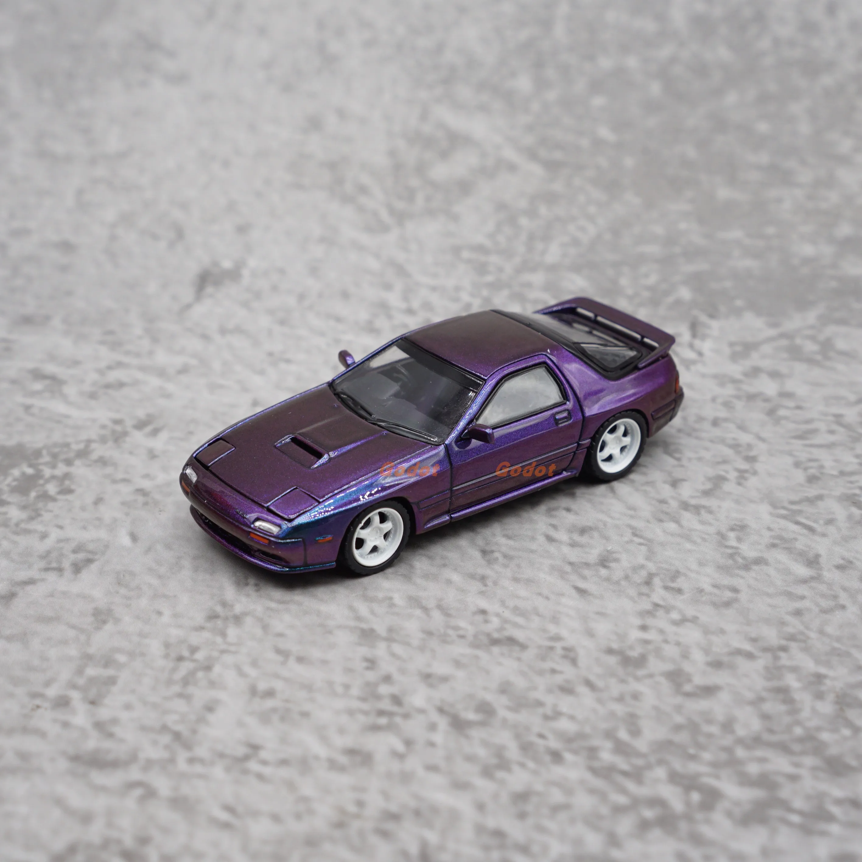 

TOPART 1:64 Mazda RX7 FC3S Автомобильные фары можно закрыть - коллекция украшений из сплава модели автомобиля
