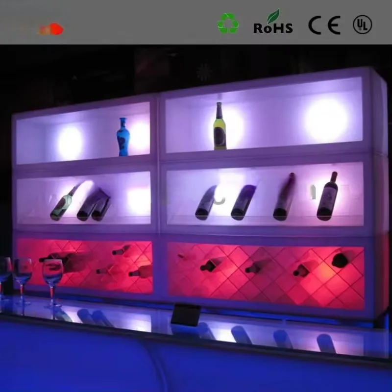 Wholesale Led Cube Bar Furniture Chair Led Bar Table Outdoor For Bar Club Event Used Illuminate Night Club Counter