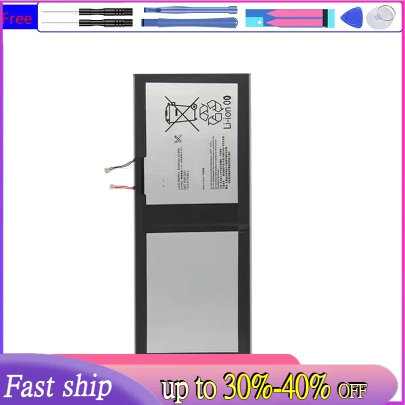 6000mAh Replacement Battery LIS2210ERPX LIS2210ERPC for Sony Xperia Z4 Tablet SGP712 SGP771 1291-0052