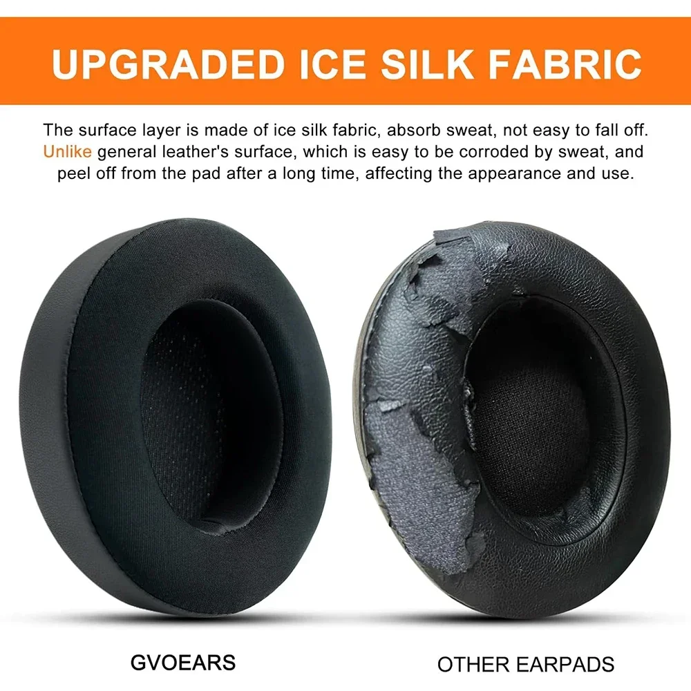 Sport Cooling-Gel Replacement Ear Pads for Beats Studio 2 & Studio 3 Headphones Ear Cushions, Headset Ear Cover