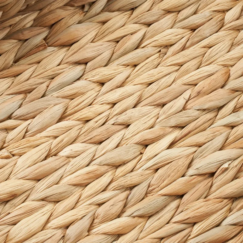 صينية زخرفية من صفير الماء الطبيعي المنسوج على شكل صدفي مقاس 11 × 14 بوصة