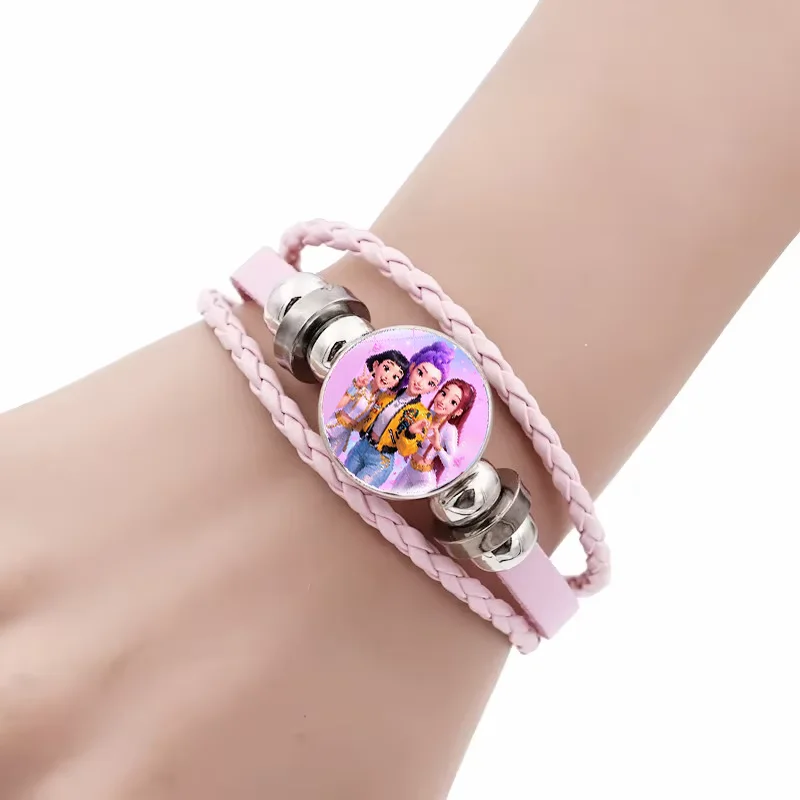 

KPop охотники на демонов новая мода украшения в стиле Харадзюку для девочек мультфильм аниме плетеные аксессуары Rumi Mira Zoey периферийные устройства детский подарок