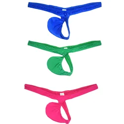 Men's Bikini G-strings Lingerie Underwear Tangas Thongs Underpants Low Waist Panties