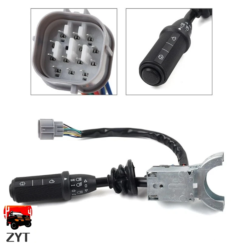 Turn signal wiper switch 701/80297 70180297 701-80297 for JCB BACKHOE 1400B 1550B 1600B 1700B 214 215 216 217 Various 3CX 4CX