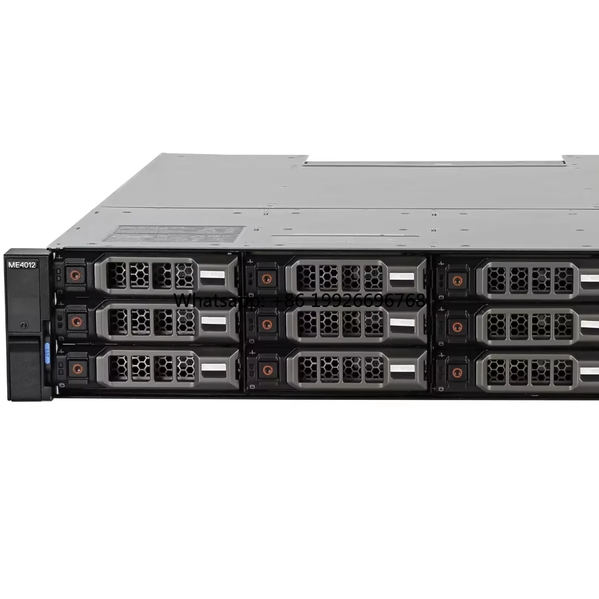 System magazynowania danych Dell PowerVault ME4012, dysk twardy typu array, kontroler FC Dual, moduł 10 GB * 8, dysk SAS 22 TB * 12, zasilacze 580 W * 2, szyny montażowe.