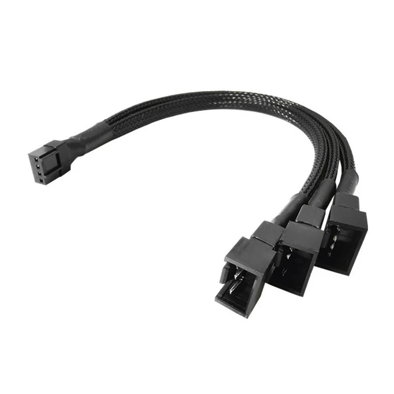 1PCS Fan Splitter 4pin Adapter Cable 1 To 1 2 3 4 Computer CPU Fan Splitter PC Fan Extension Power Cable Fan Cooling Y Splitter