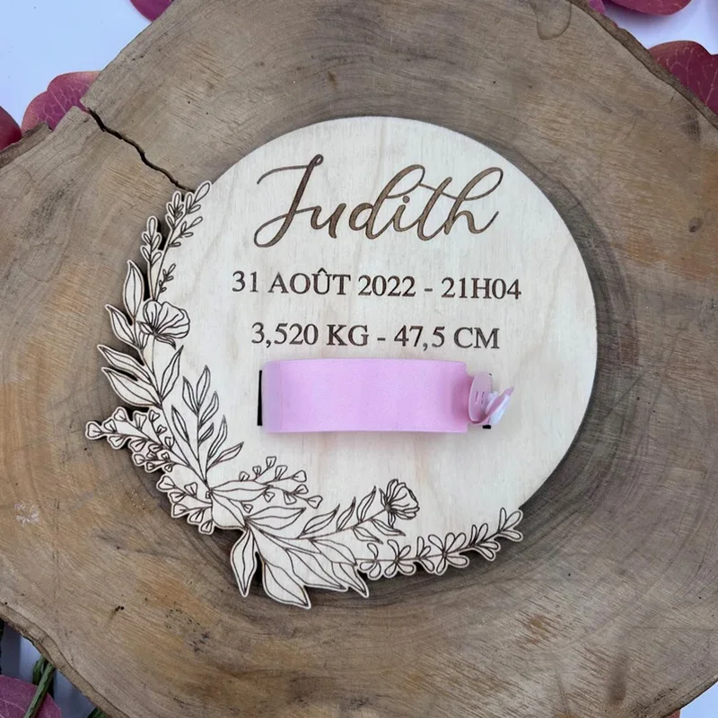 NONE Wooden Birth Bracelet 3