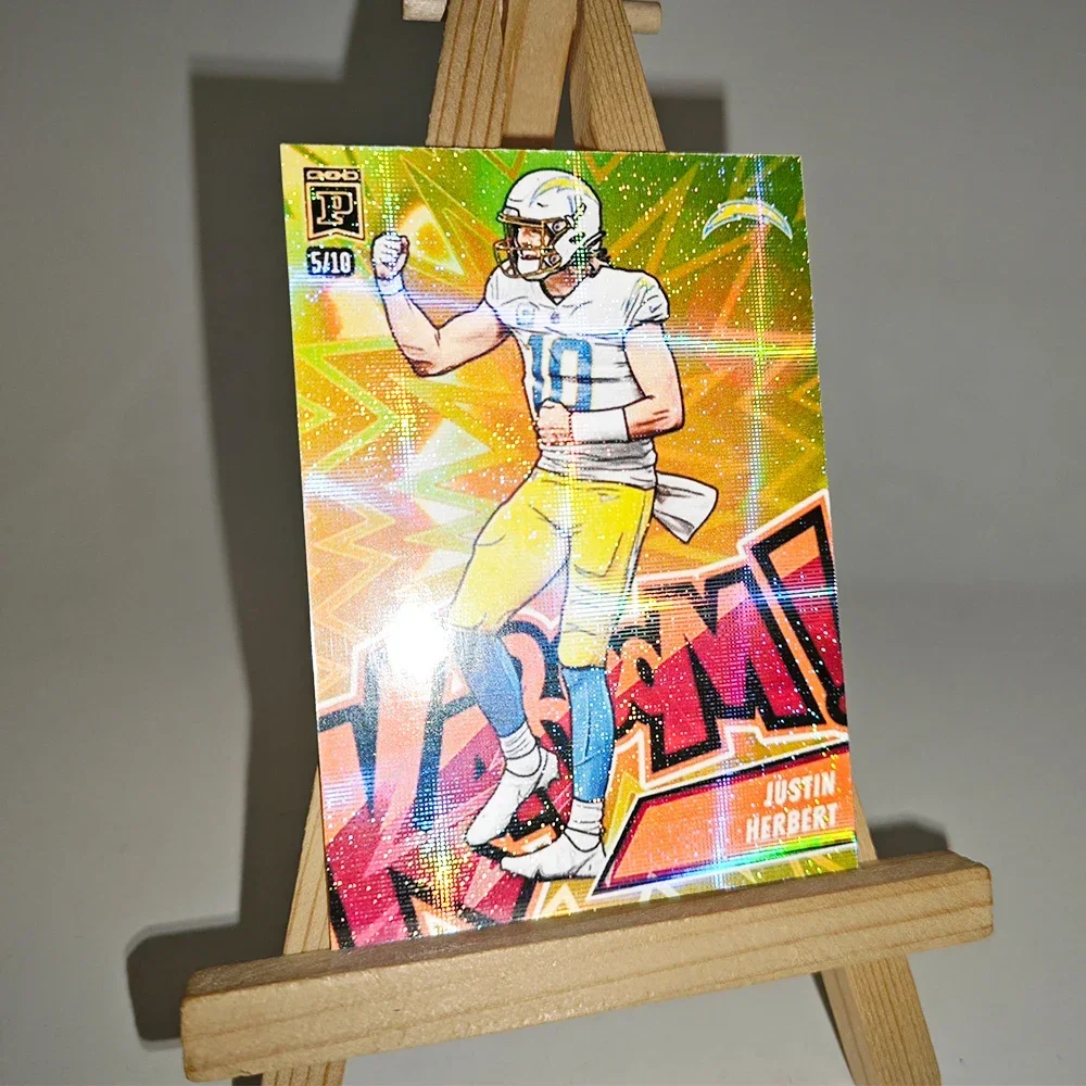 SPORTS rugby card kaboom DIY TOM BRADY PATRICK AARON RODGERS BIJAN Colorful Laser Collectible Cards Holiday Gifts for Boys