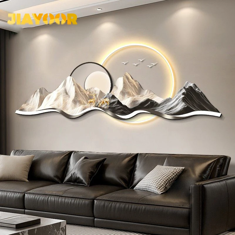 Modern Entrance LED Decoration With A Backing Home Decor Main And Guest Rooms Bedrooms Corridors Sofas Backgrounds Wall Lights