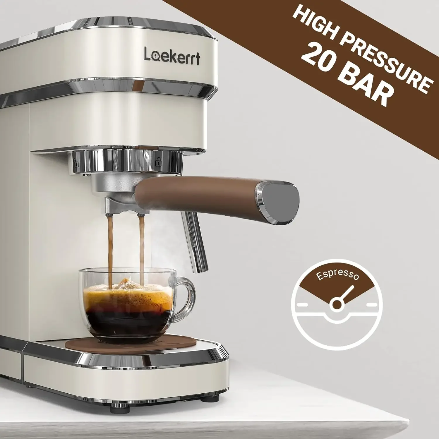 FirmHome StoreHome Use, Stainless Steel, No Specific Color, All-In-One Espresso Machine With Grinder Set