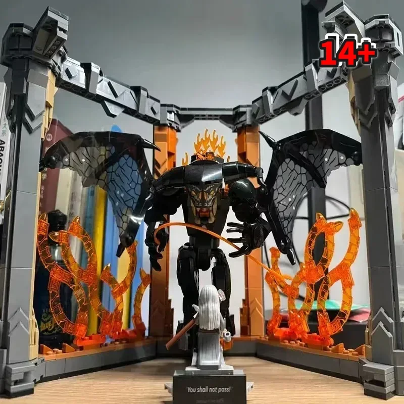 Bandai Launch 10367 El Señor de los Anillos Classic Book Nook Bloques de Construcción Colección Premium Regalos compatibles con bloques LEGO