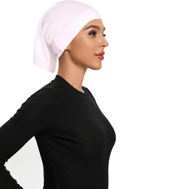 Hotsale Modal Jersey Inner Hijab Woman Cotton Muslim Hijab Wrap Underscarf Headband Solid Color Bonnet Hat Head Scarf 2024 Hijab