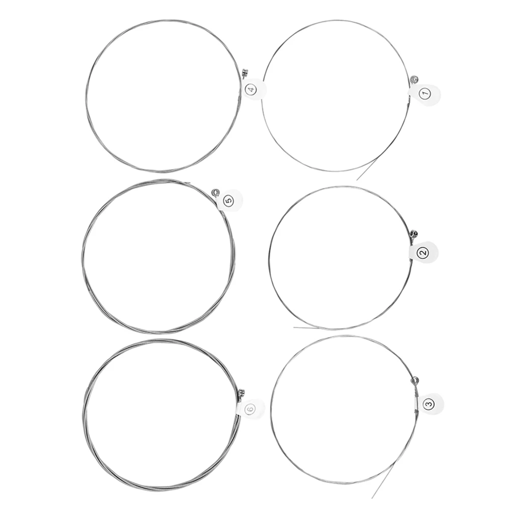 

6Pcs Acoustic Electric Guitar Replacement Strings Durable Professional Strong for Guitar Accessories and Supply