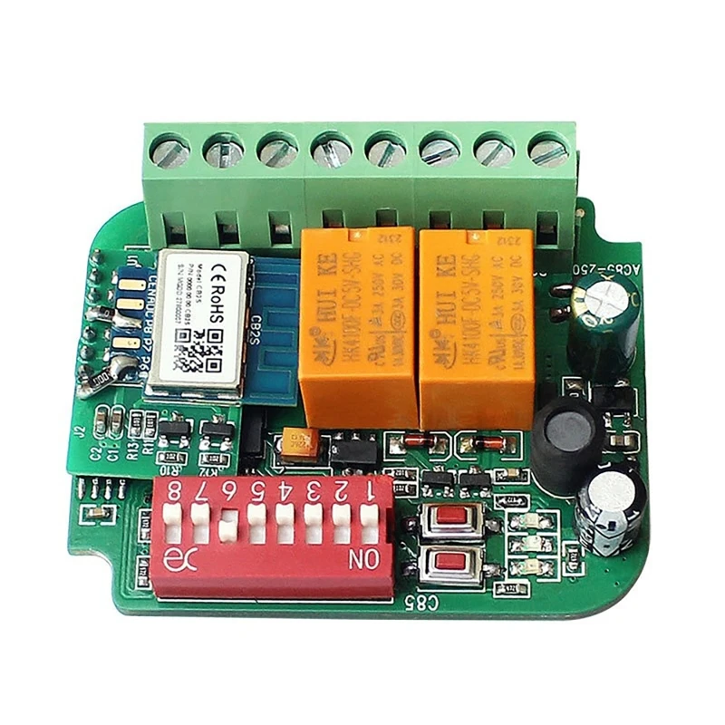 Contrôleur universel d'ouverture de porte de Garage WIFI Tuya, application et télécommande, Module de commutation momentané Intelligent à double canal, relais