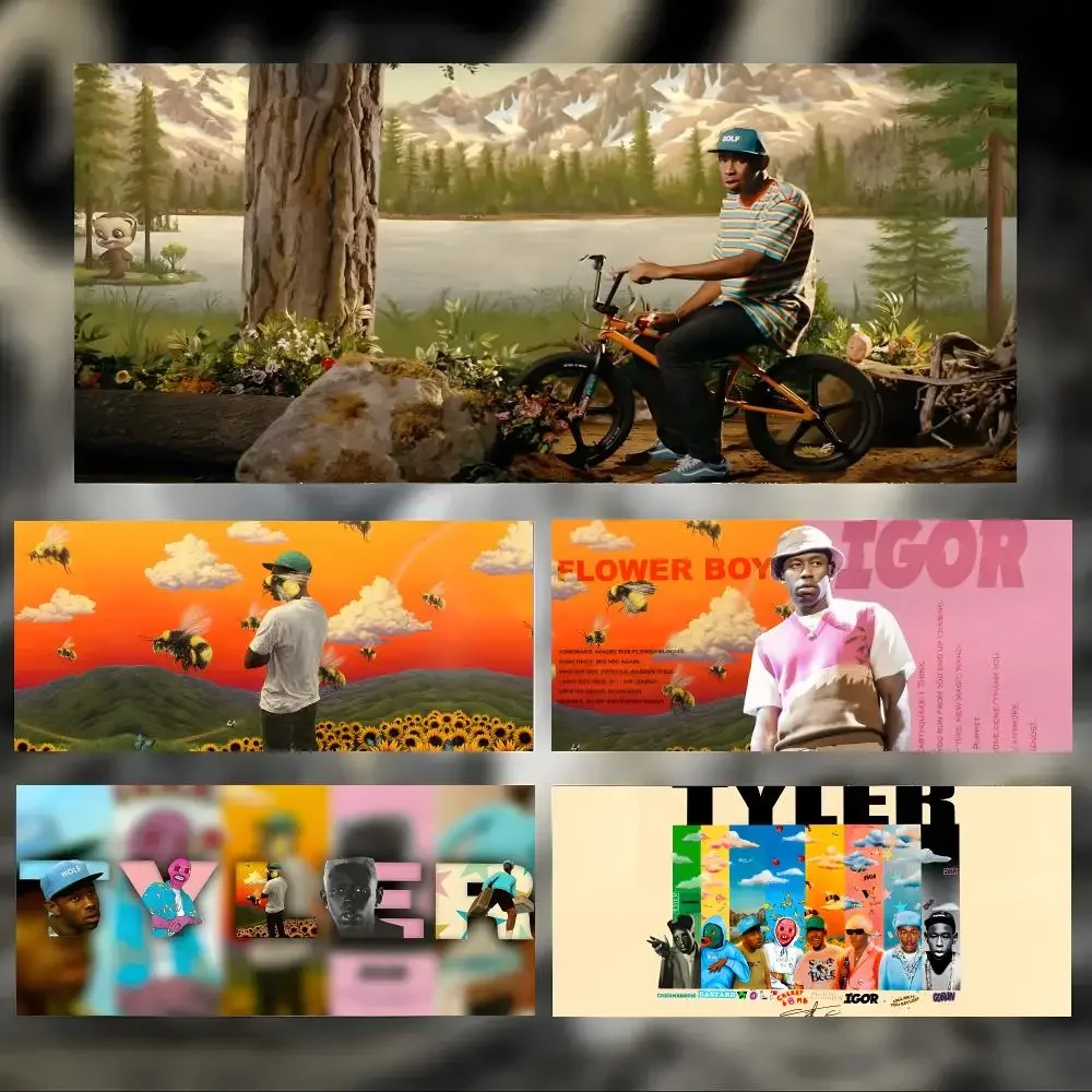 Artist Hiphop Tyler The Creator Mouse Pad Large Thick Desk Pad Stitched Edges Gaming Mouse Mat for PC