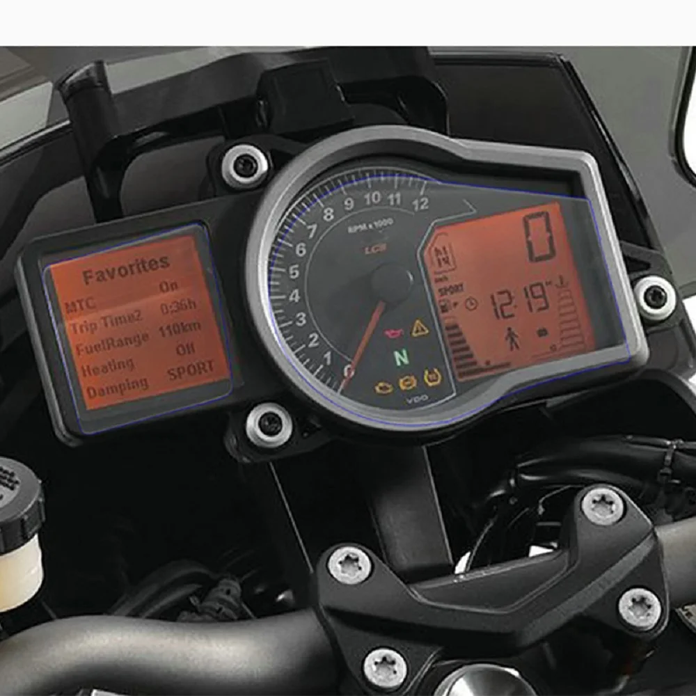 Motorcycle Crystal TPU Cluster Scratch Film Speedometer Screen Protector For KTM 1050 1090 1190 1290 ADV GT 1290 SUPER DUKE R