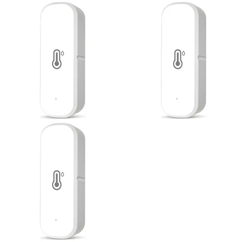 AS60-3X Zigbee Humidity And Temperature Sensor Smart Hygrometer Thermometer Remote Monitoring And Alerts Smart Home