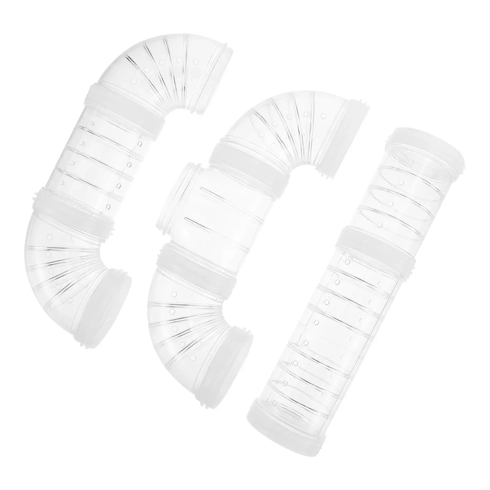 

Plastic Hamster Cage Tube Tunnels Durable Thickened Material Long Serving Time Maze Connector External Pipe Accessories