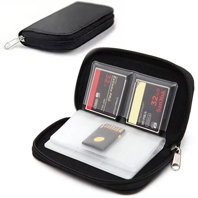 Memory Card Collect Bag Storage Bag With 22 Slots Wallet For CF/SD/Micro SD/MS/DS Memory Card Pouch Memory Card Box Accessories
