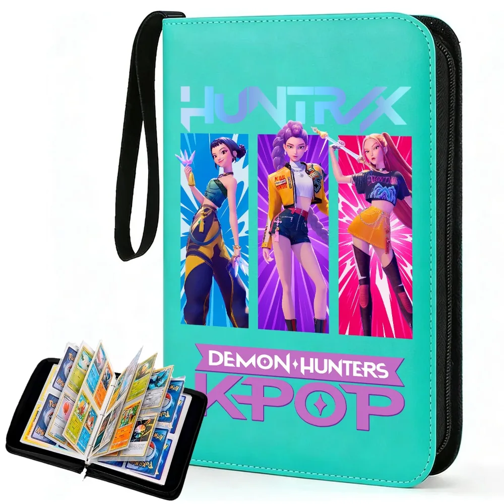 400 kpop chasseurs de démons fermeture éclair Album carte stockage livre affichage k pop HUNTRX support classeur k-pop recueillir carte manches protecteur