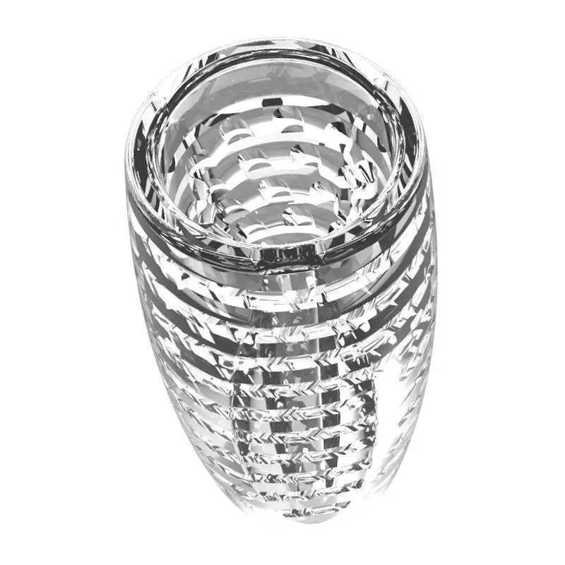Penis Pump Spikes Exerciser Erotic Transparent Male Masturbator 9cm Artificial Pussy Vaginal For Men 18 Glans Sucking Sex Toys view 3