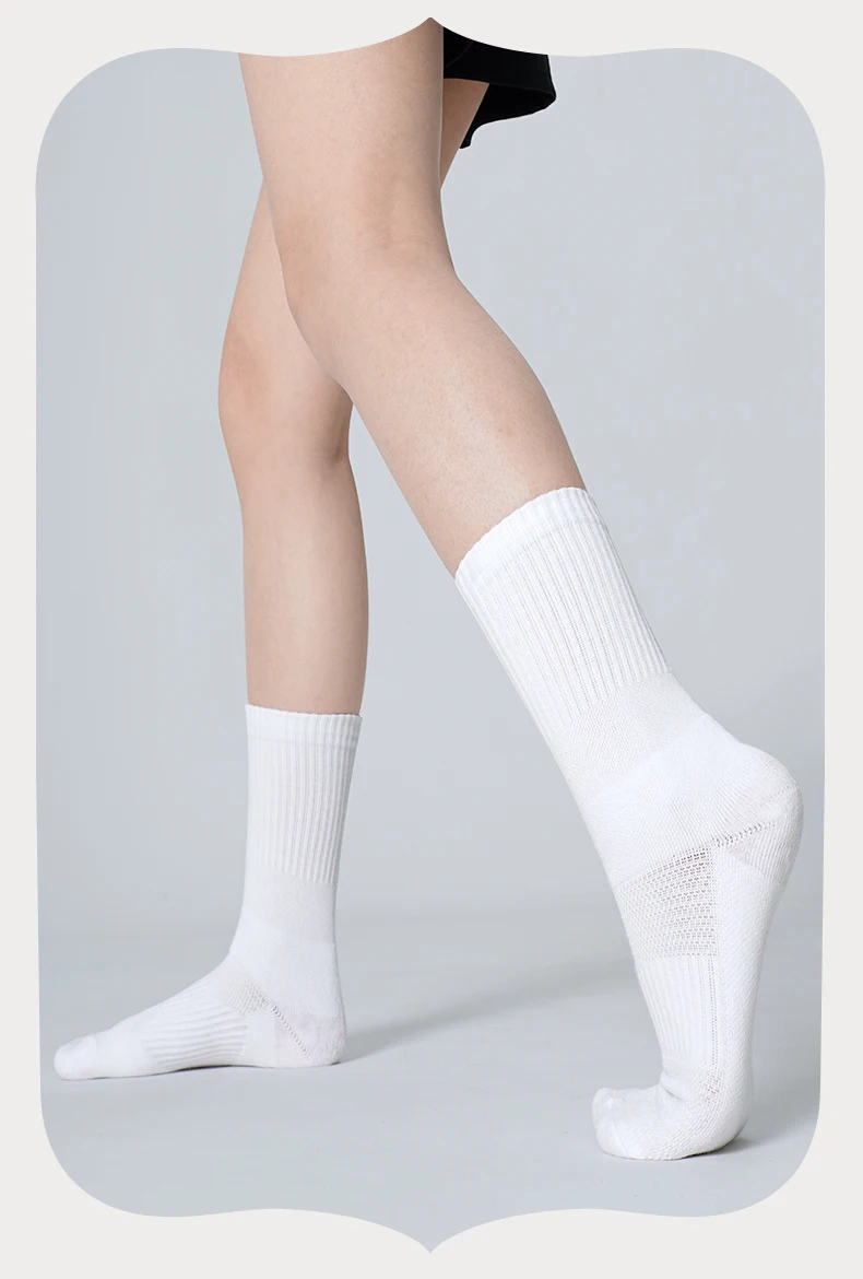 Rutschfeste Tanzsocken für Damen und Herren, moderne Ballett-Übungsstrumpfhosen mit Grifffüßen für Erwachsene, Yoga-Crew-Socken – Detail 10