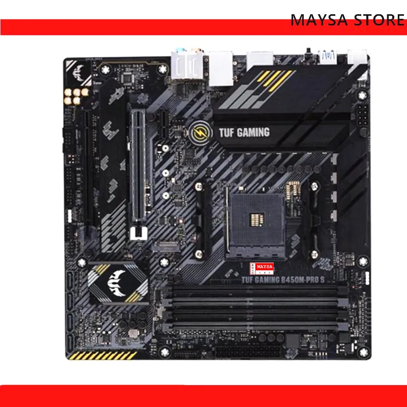 FOR ASUS TUF GAMING B450M PRO S B450M Motherboard 4400MHz 128G,M.2, HDMI 2.0B, type C and native USB 3.1 Gen 2 AM4 CPU