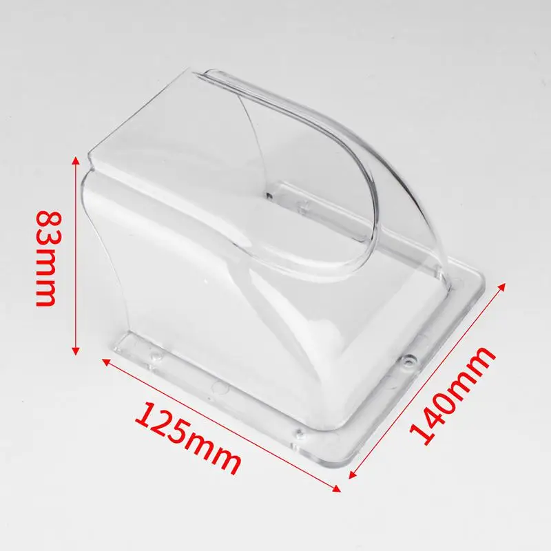 1Pc Door Bell Ring Chime Button Transparent Protective Cover for Home Doorbell Waterproof Cover for Wireless Doorbell