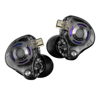 Preorden KZ Gale, auriculares intrauditivos superlineares con controlador Hifi IEM para juegos con Cable empotrado de 2 pines chapado en plata desmontable