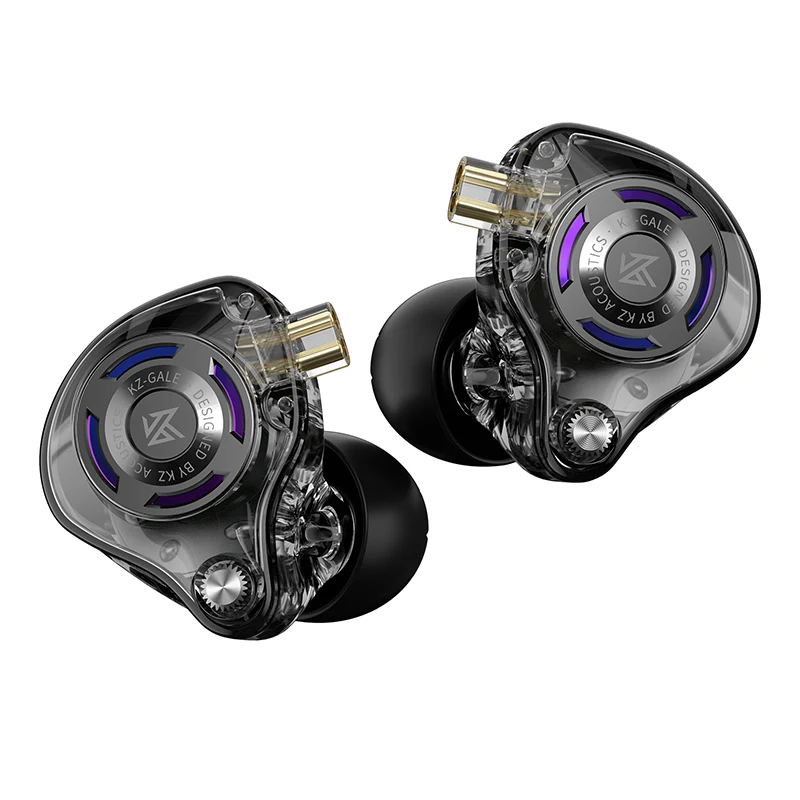 Pre-order KZ Gale In-Ear Super-Linear Driver Hifi IEM Earphone for Game with Detachable Silver-Plated Recessed 2-Pin Cable