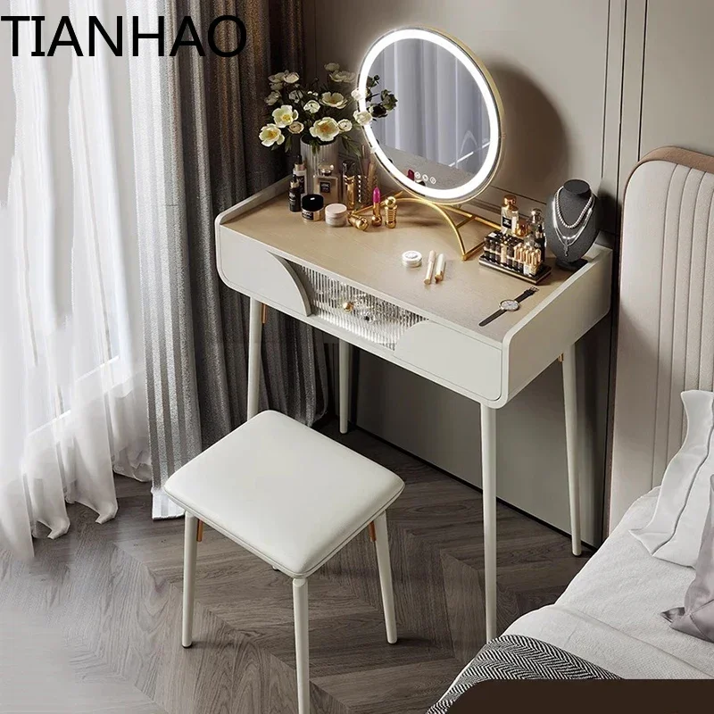 Table Holder Makeup Vanities Tricks Modern Organizers Living Room Cheap Dressing Room Mirror Storage Cabinet Salon Furniture