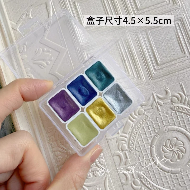 Kusakabe Charcoal Artist Glow Watercolor 6-color Transparent 12 Color  0.3/0.5/1ML Portable Watercolor Subpackage Art Supplies - view 5