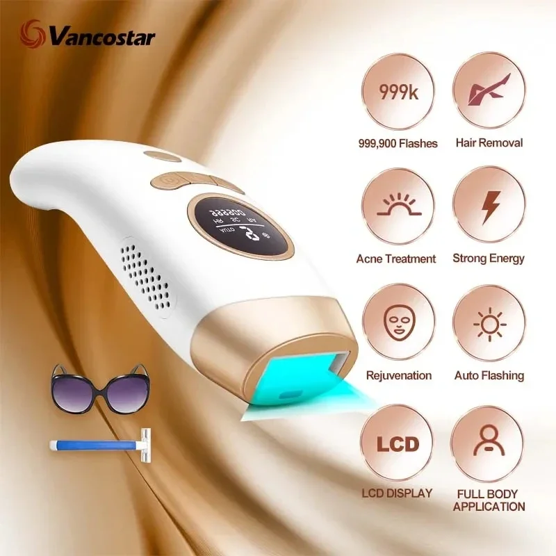 

999900 Flashes Laser Hair Removal 3in1 IPL Epilator Photoepilator Rejuvenation Acne Remover Tool Bikini Trimmer Dropshipping