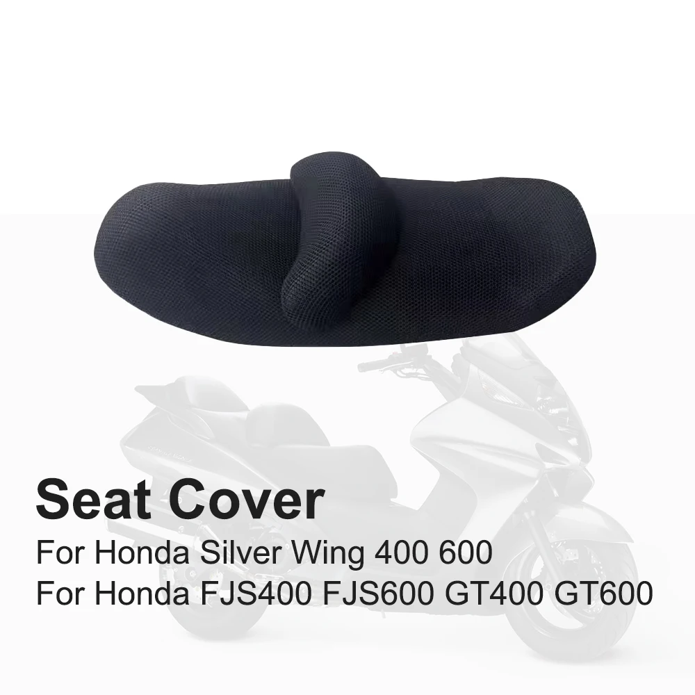 

Для Honda Silver Wing 400 600 FJS400 GT600 чехол на сиденье мотоцикла 3D сетчатая ткань Нескользящая дышащая подушка теплоизоляция