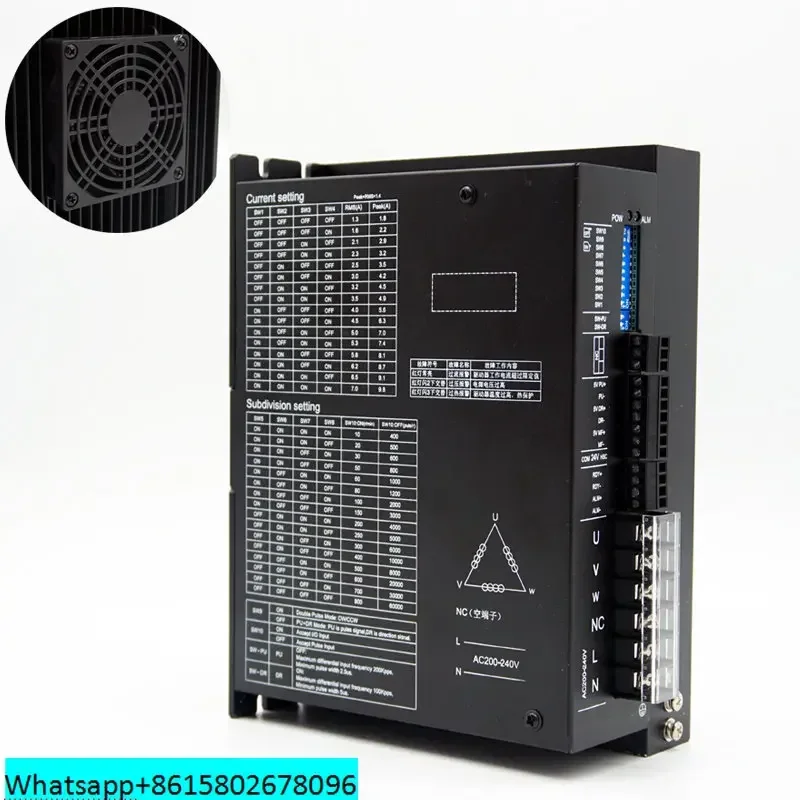 

New three-phase stepper motor driver 86/110/130 stepper motor supporting drive 7A9A high current DS