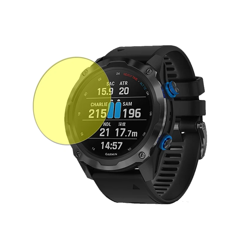 For Garmin Descent MK2S MK2 MK2i MK1 Diving Watch Clear Full Cover Soft TPU Hydrogel Film Screen Protector (Not Tempered Glass)